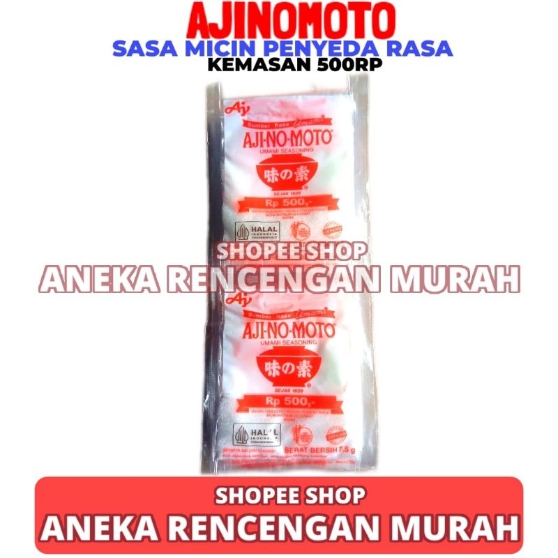 

Ajinomoto 1 Renceng Isi 12 Sachet 500rp