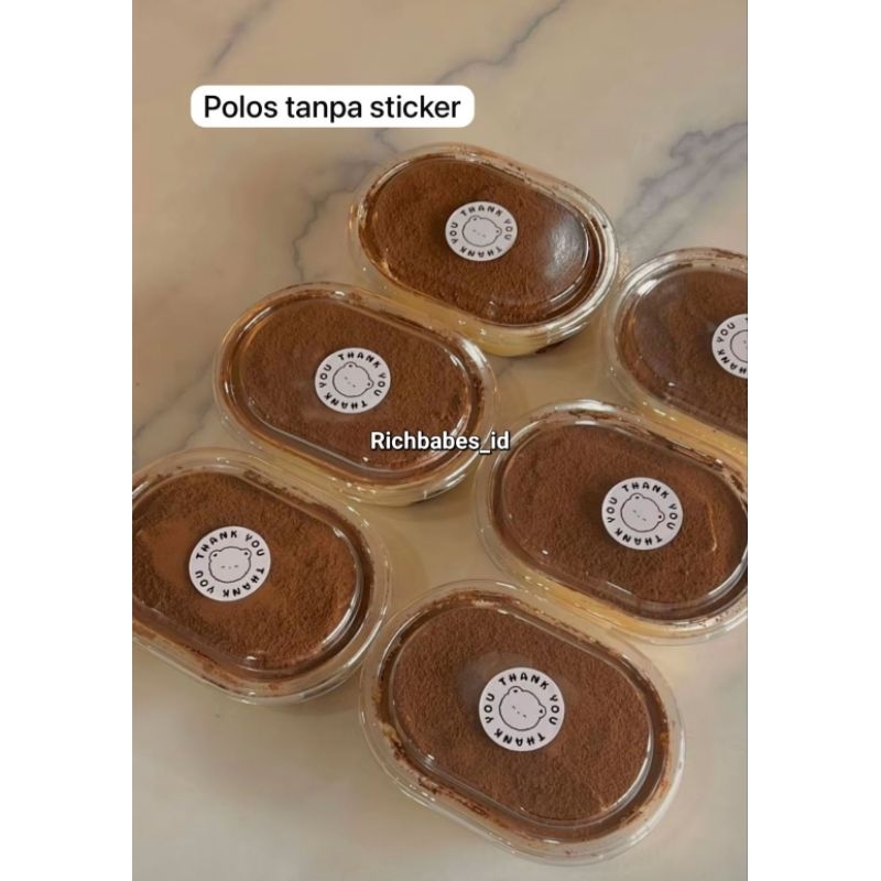 ￼10pcs Mika tutup tiramisu plastik packaging kue tray wadah salad buah box loaded potato bowl puding