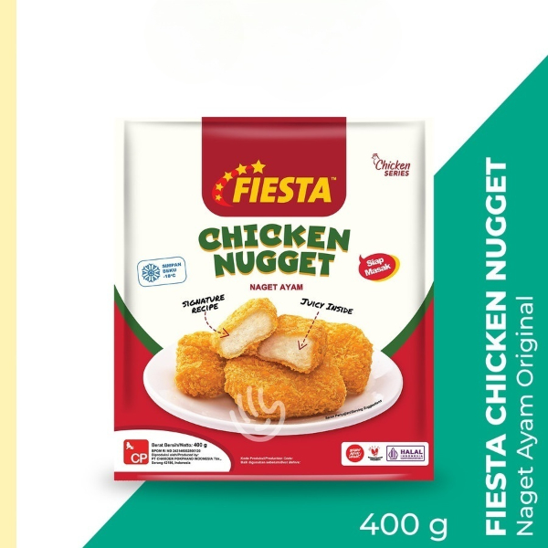 

Fiesta Nugget Ayam [200gr] Chicken Nugget Fiesta| Fiesta Nugget Ayam - NUGGET 200GR