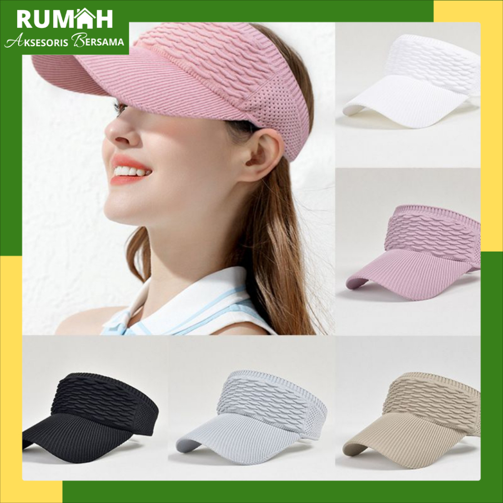 RAB TP561 Topi Senam Zumba Summer Cap Sport Jogging Korea Fashion Wanita Topi Joging Kekinian