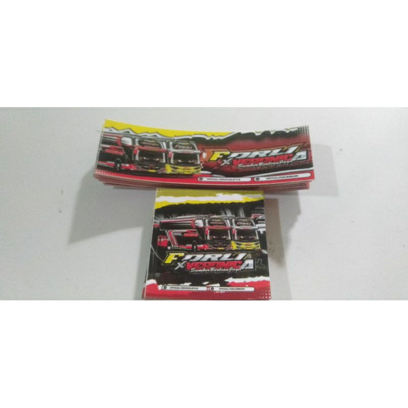 

Ready Stiker VERONICA x FORLI 100% Original Bahan Vinyl Anti Air Isi 2pcs