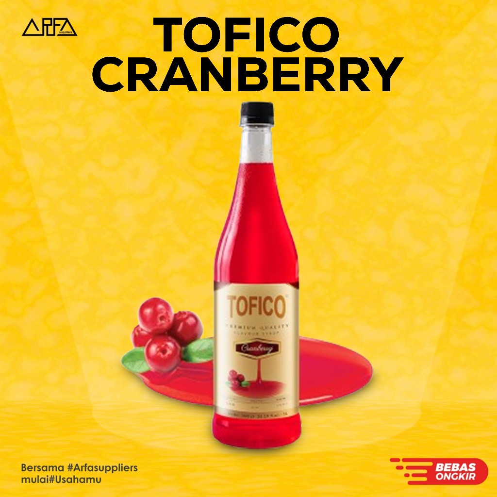 

Sirup Tofico Cranberry 1 Liter