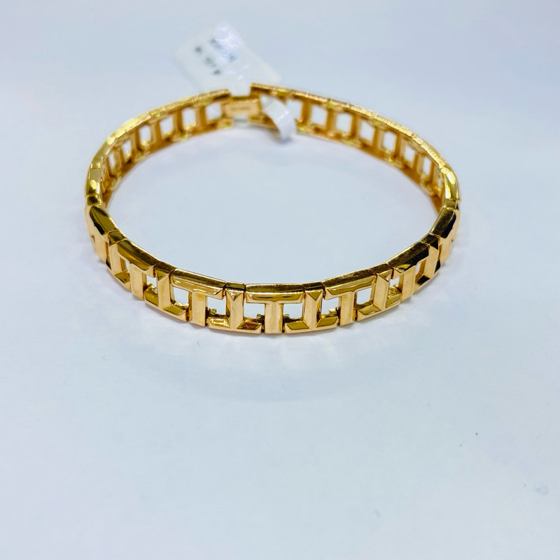 gelang emas fashion italy 17k
