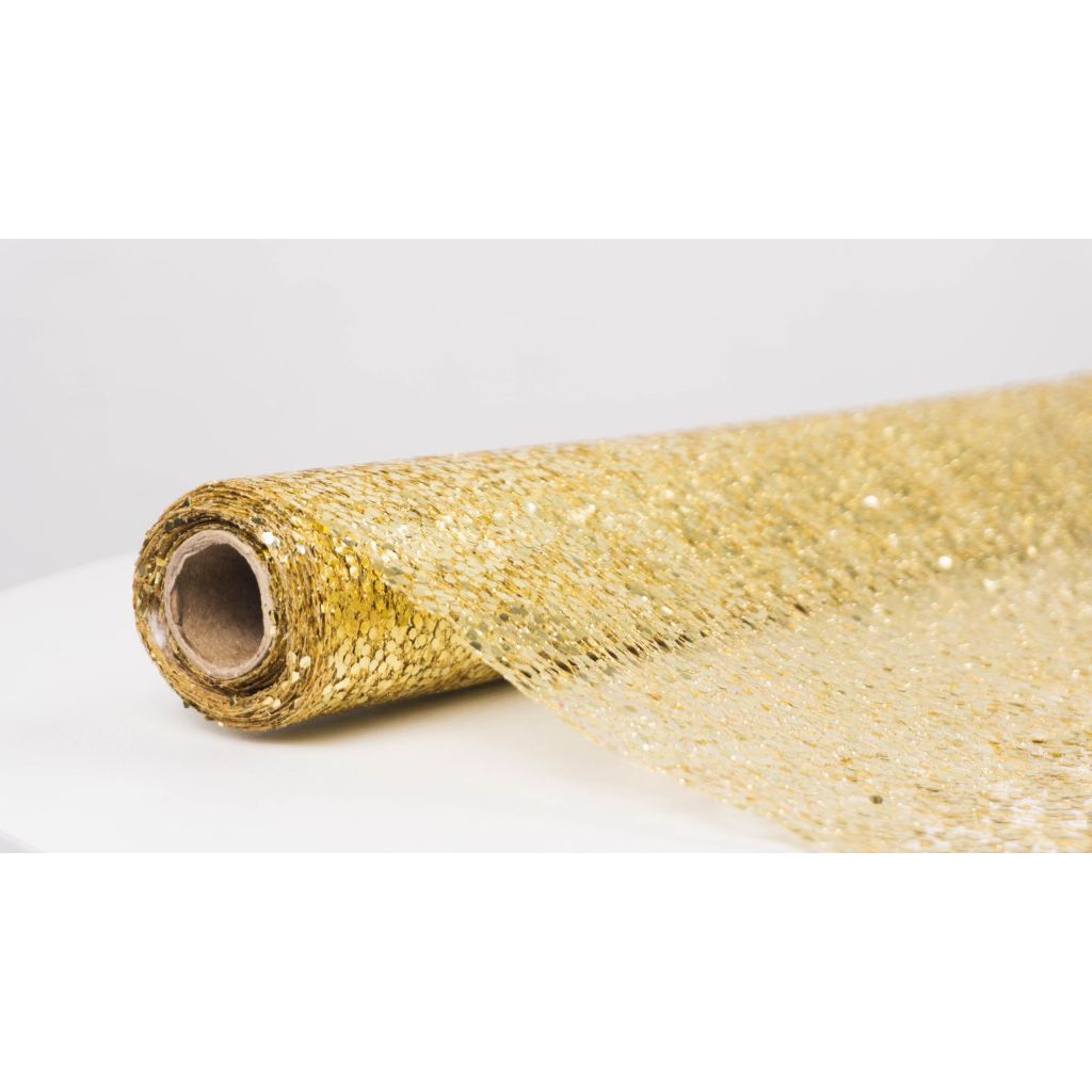 Hiasan Natal Pita Roll Natal Besar Kain Jaring Jala Christmas