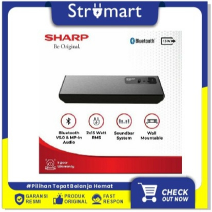 SOUNDBAR SHARP CBOX-SBT300BL GARANSI RESMI