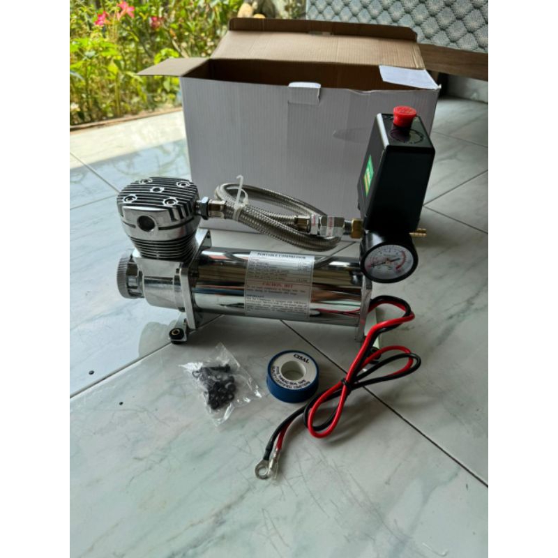 Kompresor DC 12v/24v motor compressor Air Suspension/ KOMPRESOR BASURI 200 PSI