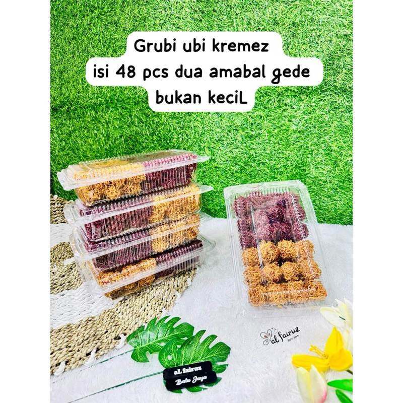 

Grubi ubi kremes uk besar 42 pcs gurih renyah