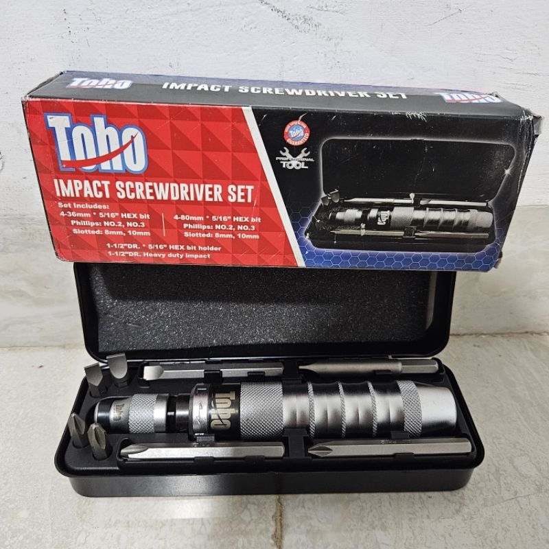 Obeng Ketok Toho Impact Screwdriver Set Putra Inti