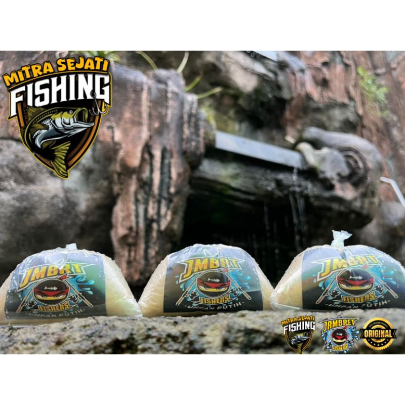 Umpan JAMBRET (Putih) Umpan Ikan Mas Siap Pakai