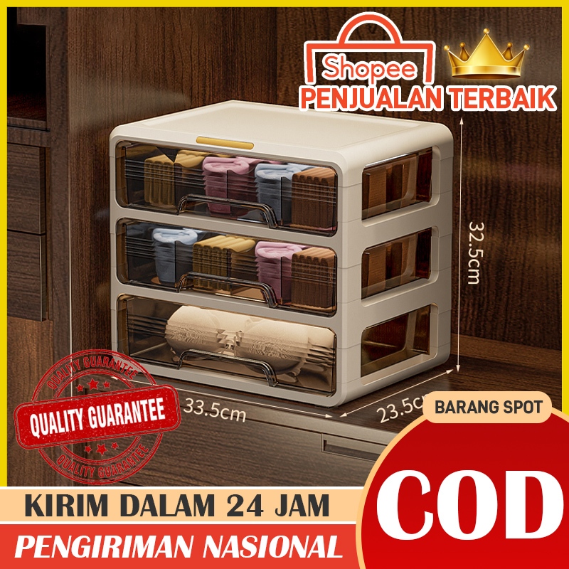 Underwear Storage Box Kaos Kaki Rak Laci Susun tempat penyimpanan kotak penyimpanan pakaian celana d