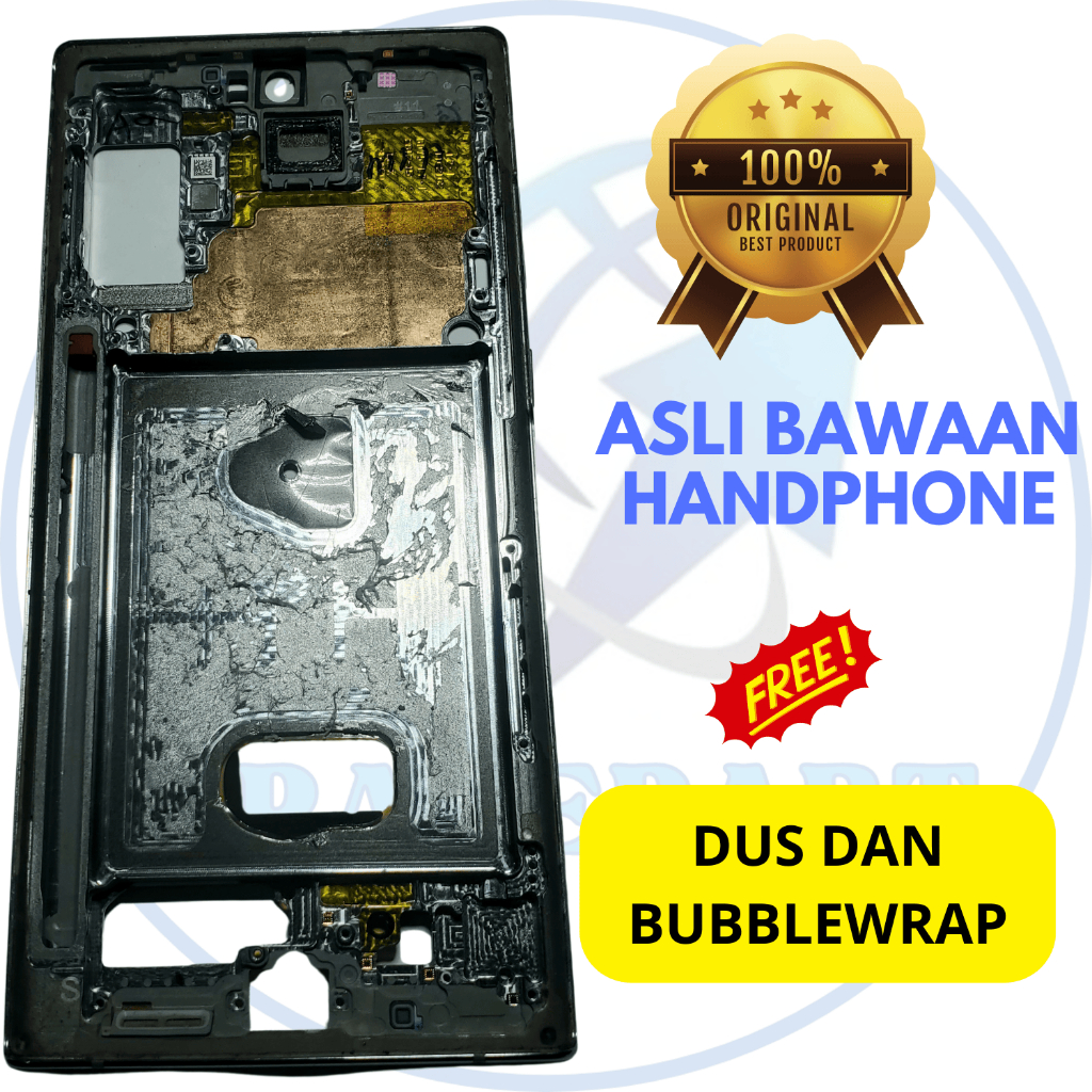 frame lcd samsung note 10 plus original copotan - note 10+ - ori cabutan bawaan