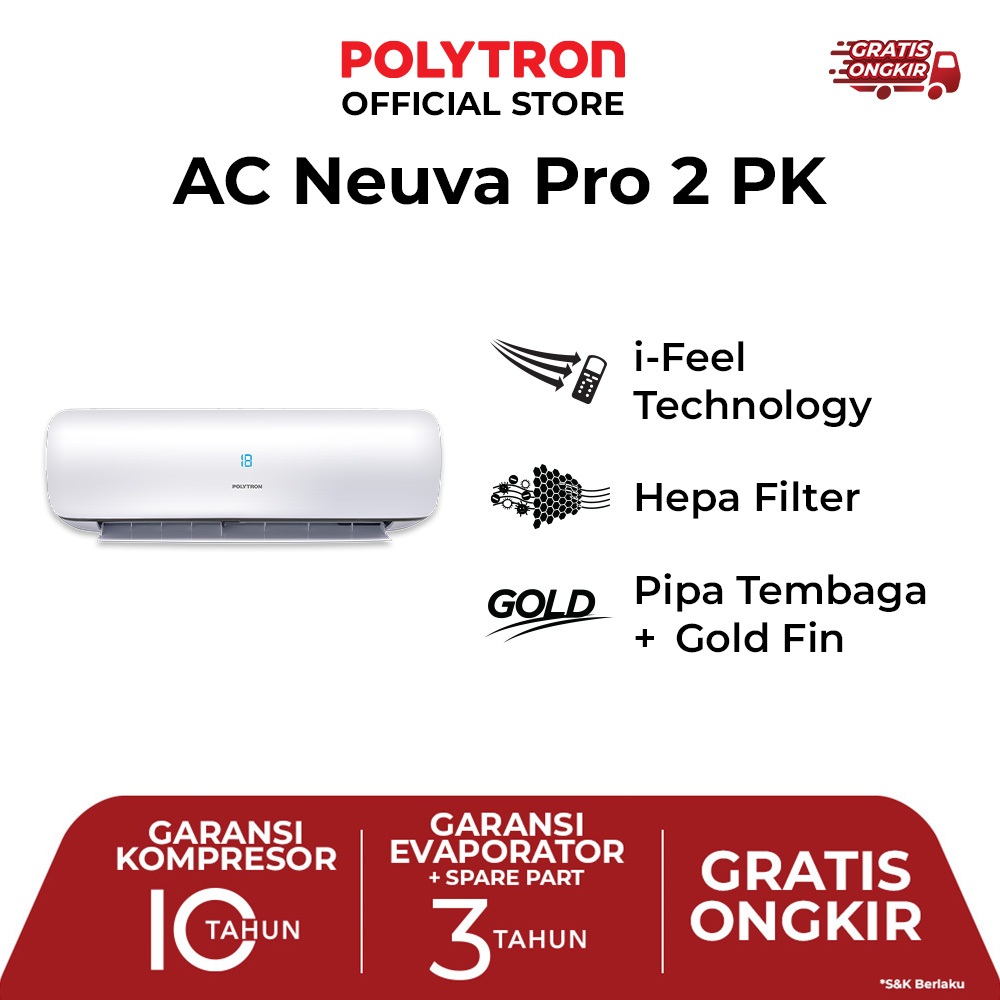 POLYTRON Neuva Pro AC 2 PK PAC 18VZ - Unit Only