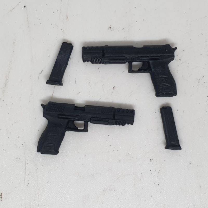 Mezco Weapon Dual Gun John Wick Keanu Reeves kitbash 1/12