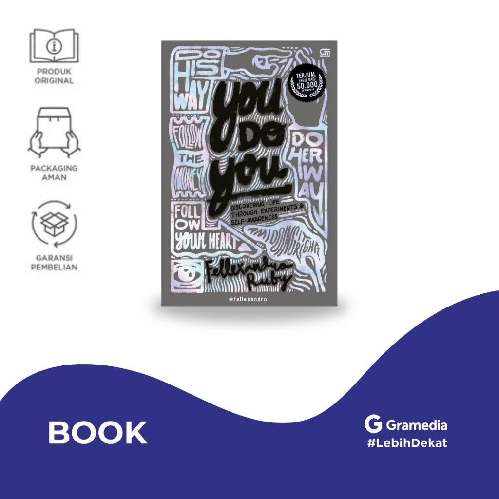 Buku Self Improvement - You Discovering Life through Experiments & Self-Awareness - Gramedia Jember