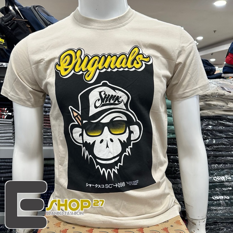 kaos pria brand SHARKS - SGB1R 0835