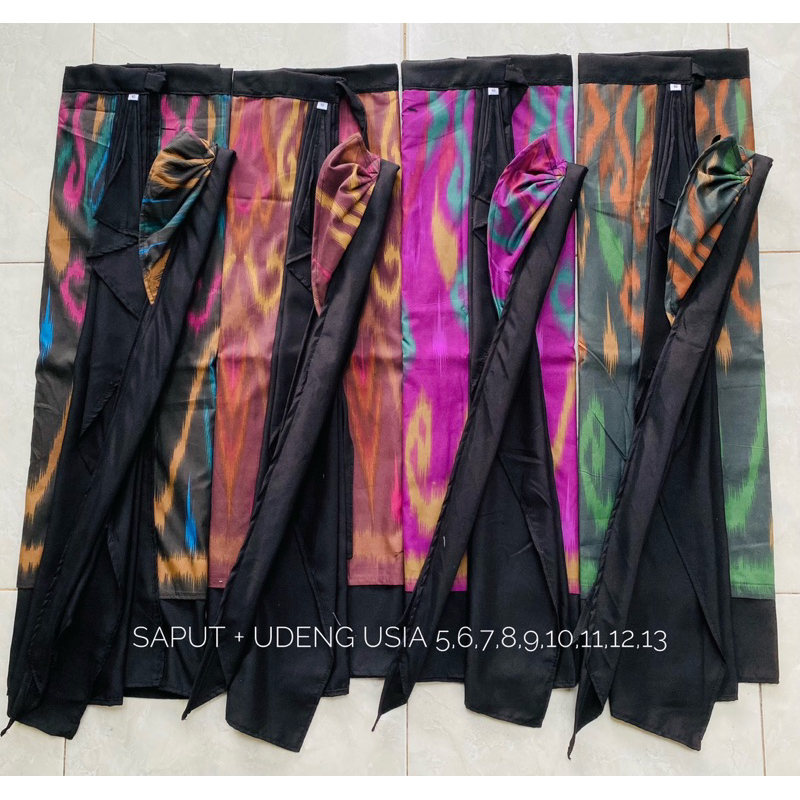 kamen+udeng cowok/saput udeng anak/udeng bali/set udeng anak/udeng bali anak laki laki