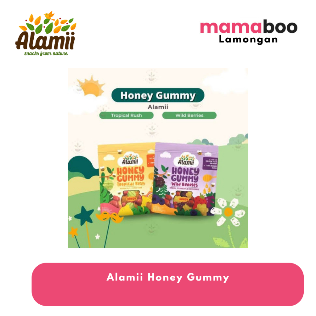 

Alamii Honey Gummy - Alami Permen Madu Buah Anak Kenyal