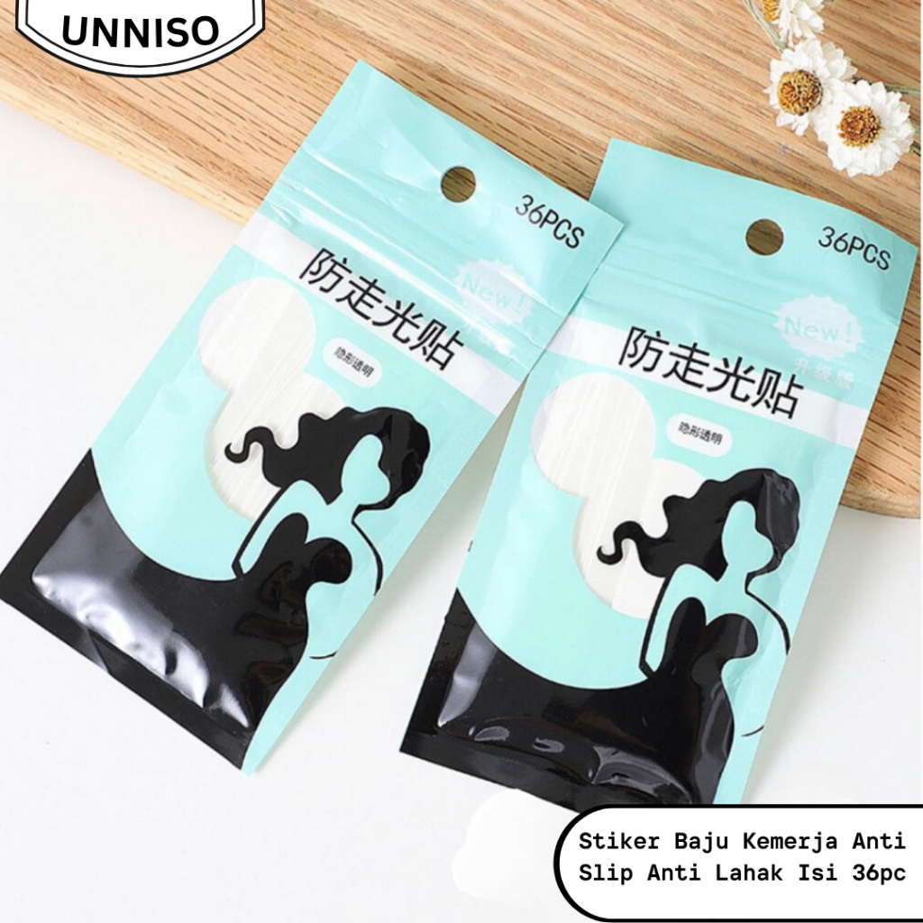 

UNNISO - Stiker Baju Kemeja Anti Slip Anti Lahak Isi 36pc SB1