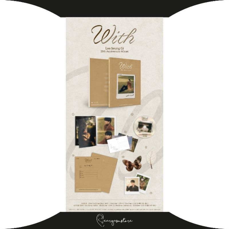 LEE SEUNGGI - 20TH ANNIVERSARY ALBUM [WITH]