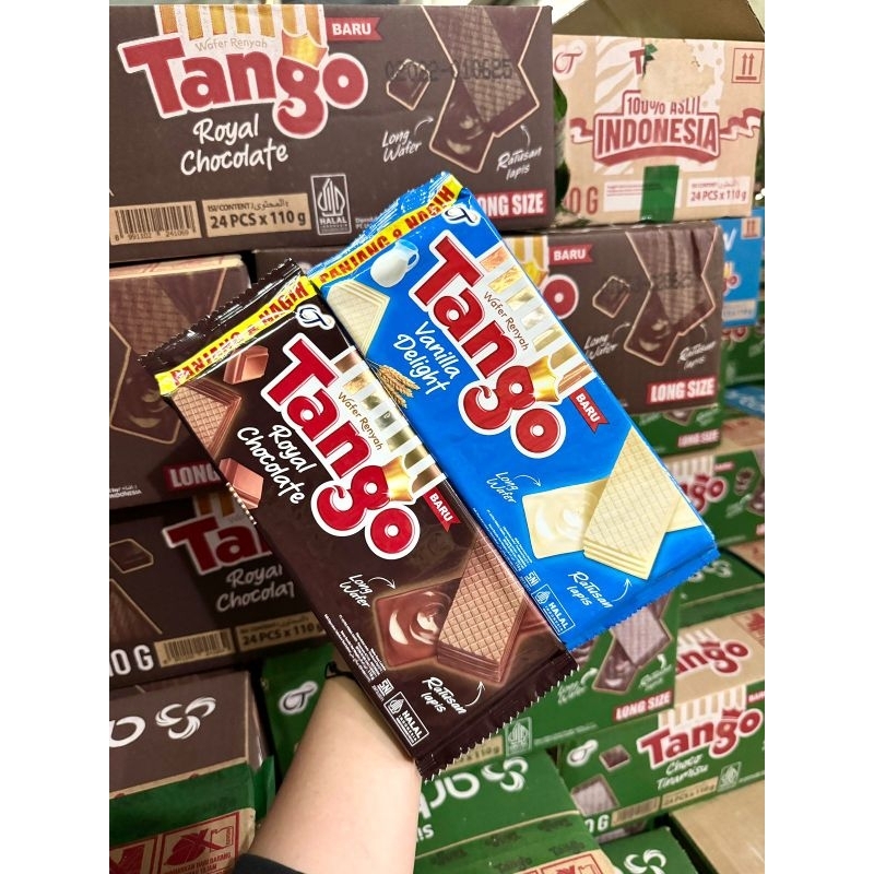 

Tango Long Wafer 110 gram harga grosir per 1 Karton atau 1 Dus isi 24 pcs