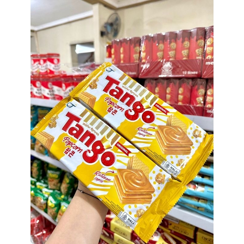 

Tango wafer varian rasa popcorn / milky chocolate 110gram