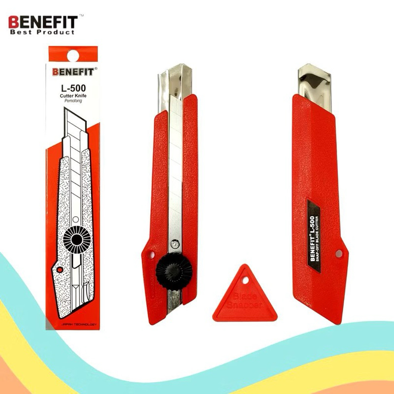 

BENEFIT Cutter Cnife Pemotong L-500