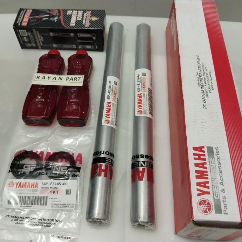 Shock depan + Seal shock + Oli shock Jupiter z Jupiter burhan vega lama sepasang 5TP original