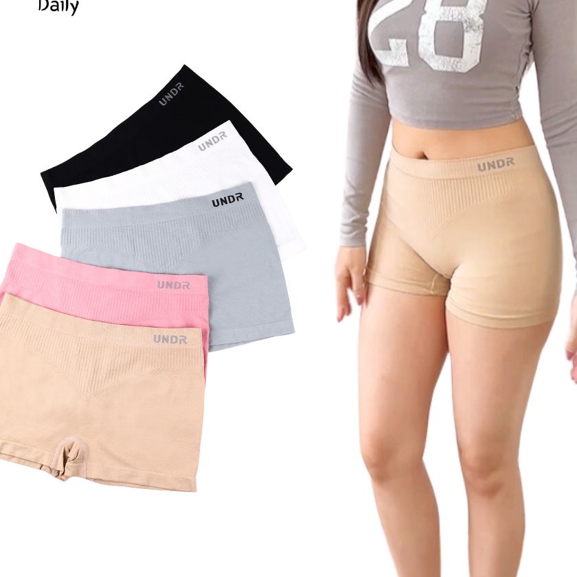 Limit UNDR Short Pants Celana Bawahan Pendek Lembut Lentur Wanita Hot Pant Boyshorts Perempuan Midi 