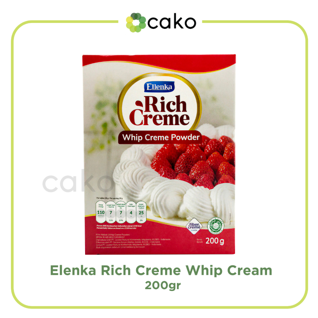 

Ellenka Rich Creme Whip Creme Powder 200gr & 400gr