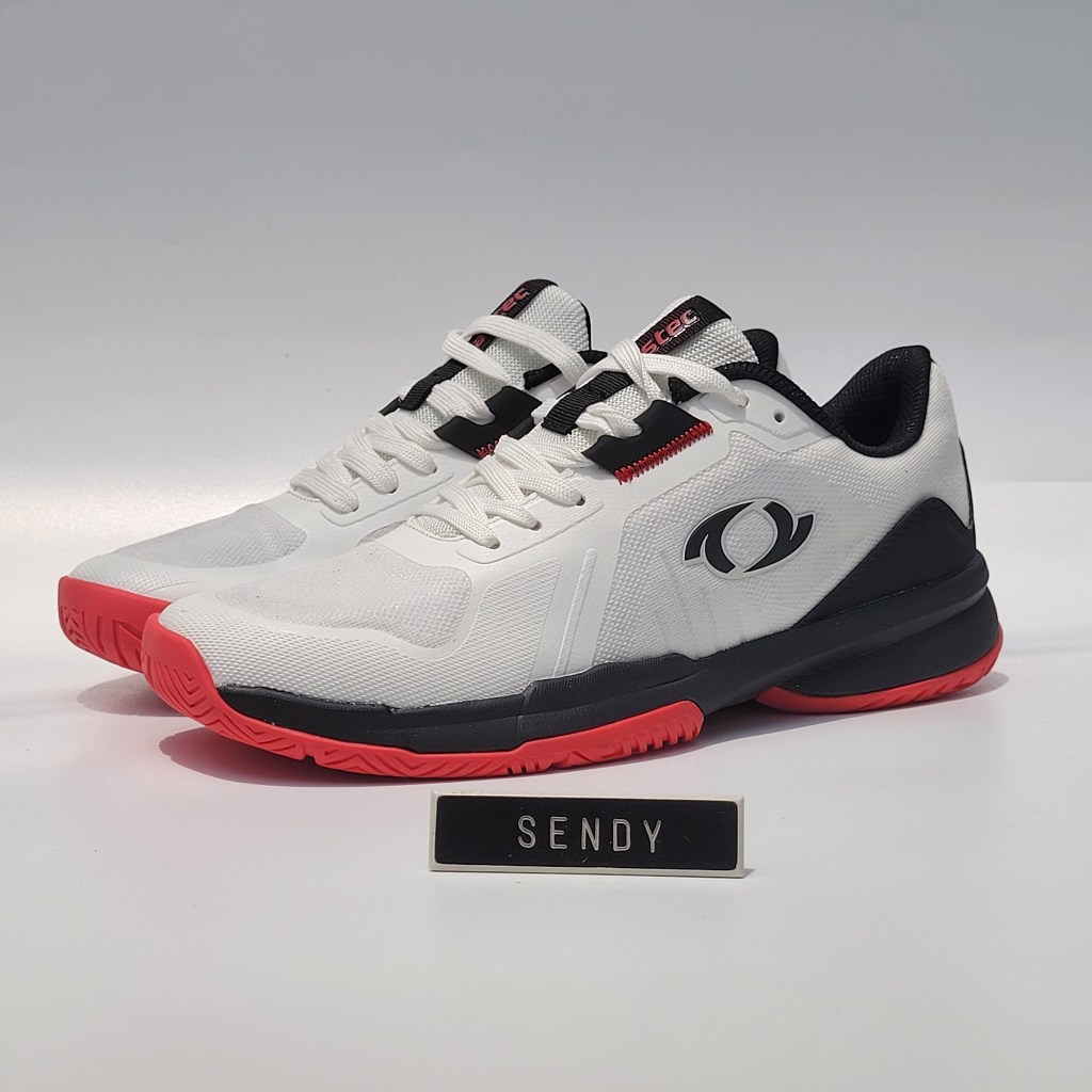 Astec Igor Badminton Original 100% Ori White Black Warna Putih Sepatu Olahraga Sport Bulutangkis Bul