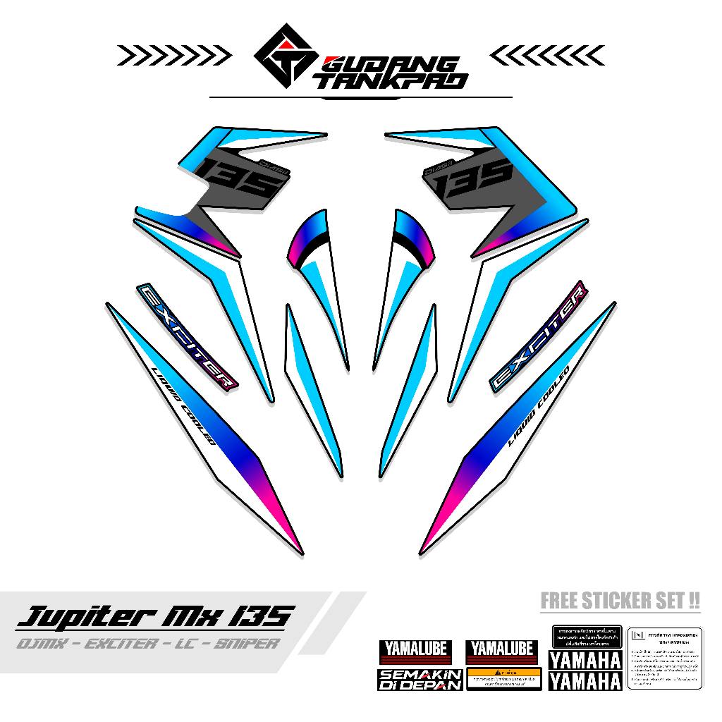 STRIPING MOTOR YAMAHA JUPITER MX OLD 135 / MTF 32 / STIKER STRIPING MX LAMA 135 / STRIPING MX OLD 13