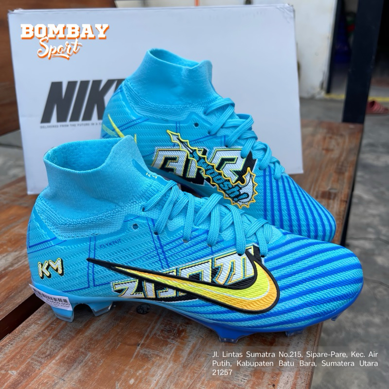 Sepatu Bola Nike Air Zoom Mercurial Superfly 9 Elite KM MBAPEE Bot