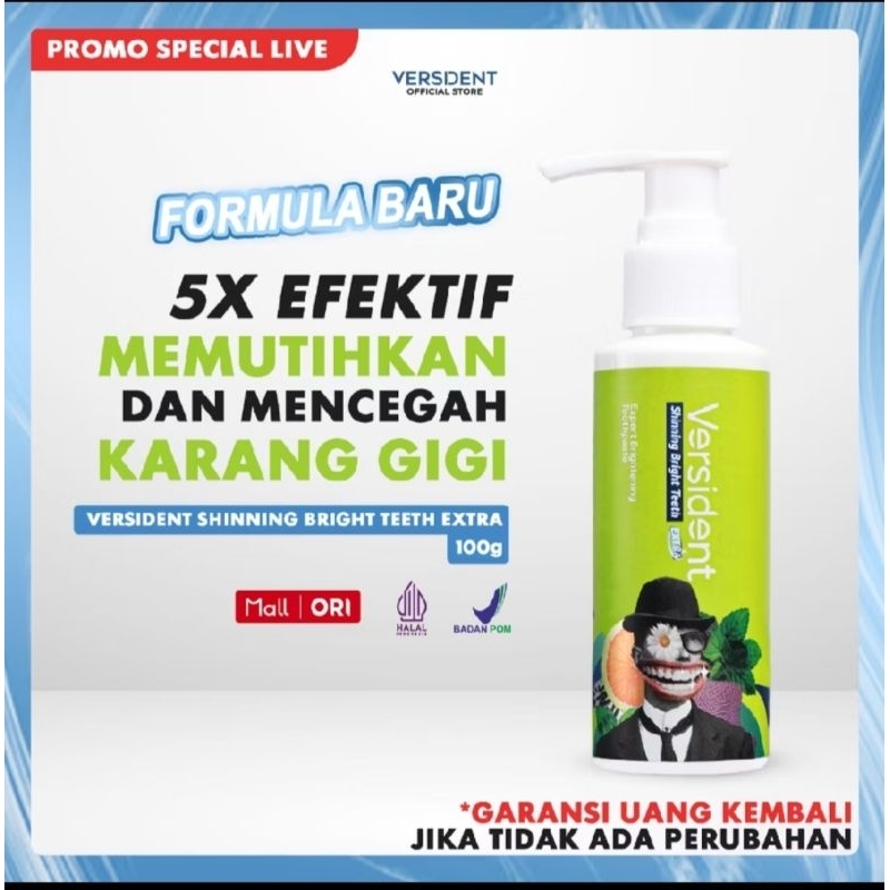 VERSIDENT SHINNING BRIGHT TEETH ORIGINAL