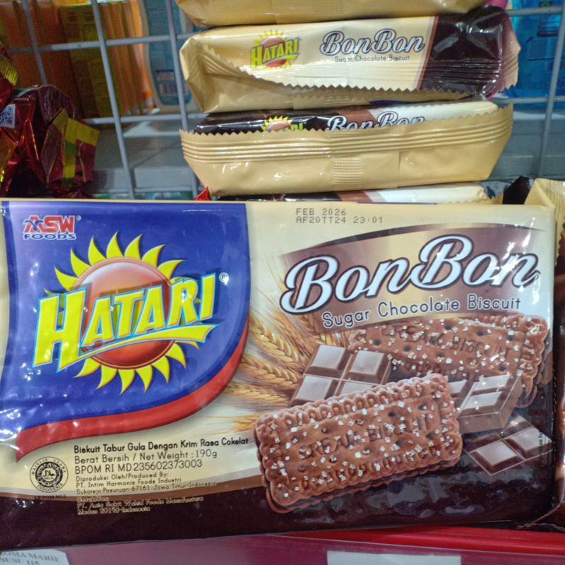 

Hatari BonBon biskuit coklat