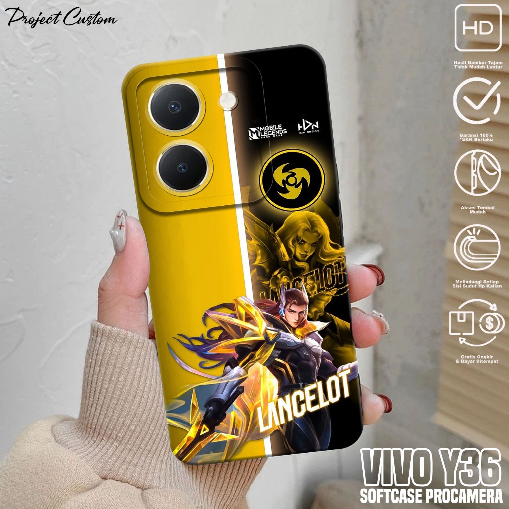 Softcase Hp VIVO Y36 - Case Hp VIVO Y36 ( Hero MobileLegend ) Silikon Hp VIVO Y36 - Casing Hp VIVO Y