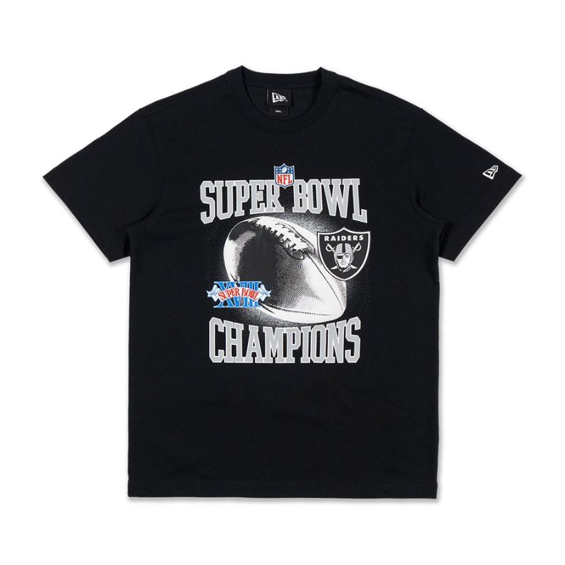 T-Shirt New Era Cap Las Vegas Raiders Hall Of NFL Champions Original