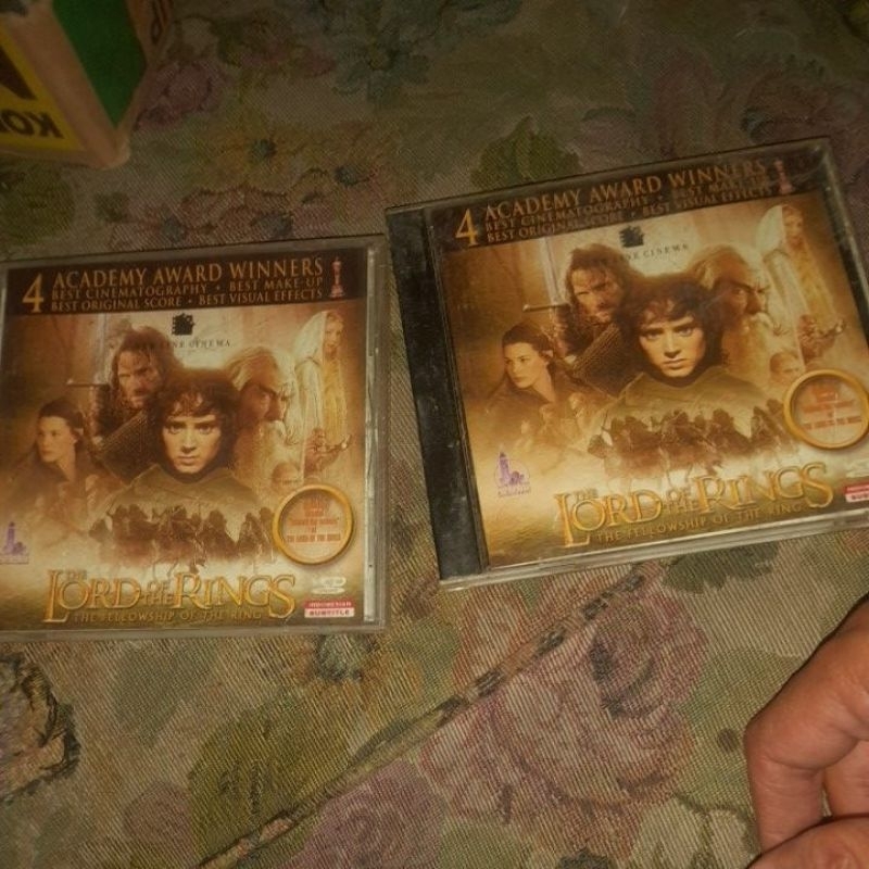 vcd original lord ofvthe rings the fellowship of the ring