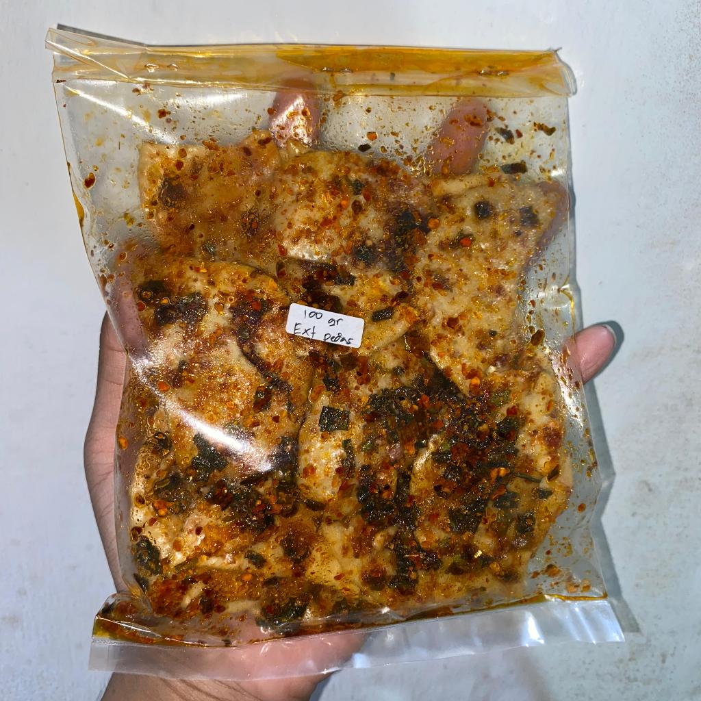 

Keripik Elod/Sebring MauNyemil Extra Pedas Daun Jeruk 100gr
