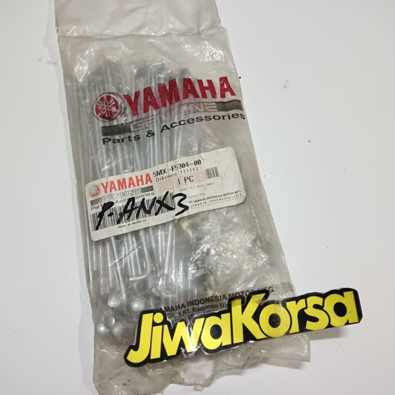 Jari jari ruji roda velg depan yamaha nouvo z nouvo lele sporty asli original ygp 5MX-F5304-00