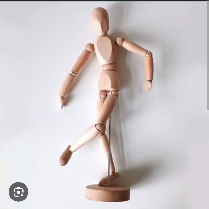 Patung Artis orang Manikin 33Cm Manekin kayu action figure Figure
