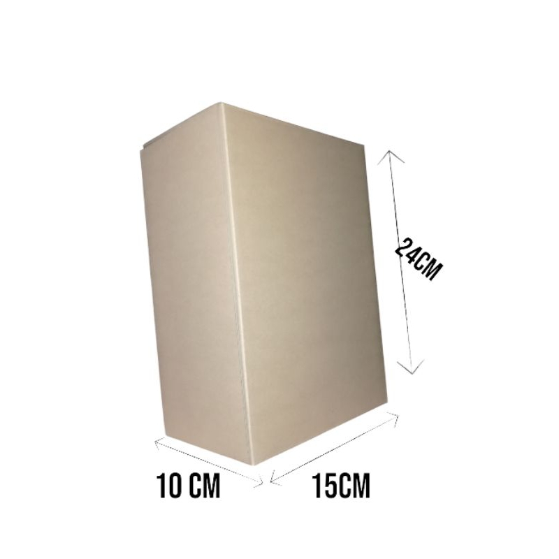 

10 pcs Kardus packing online lebih besar murah dan tebal model kunci hemat lakban