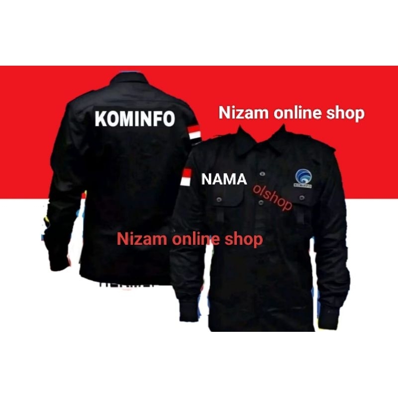 Kemeja Kominfo seragam Kominfo baju Kominfo Pdh Kominfo Kemeja kerja Kominfo seragam kerja Kominfo b