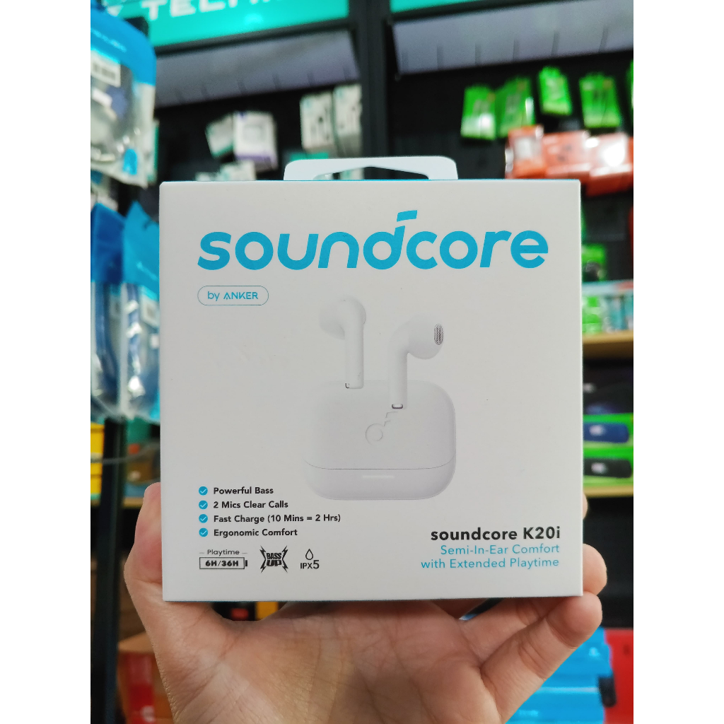 Soundcore K20i Earphones TWS White