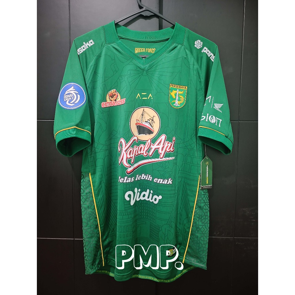 JERSEY PERSEBAYA HOME 2021-2022 ORIGINAL PLAYER ISSUE (MARUKAWA 10)