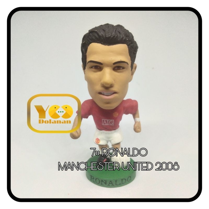 7# RONALDO - MANCHESTER UNITED 2008 CORINTHIAN PROSTARS FIGURE PEMAIN BOLA