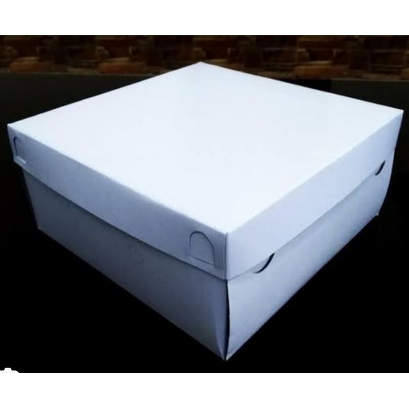 

kardus nasi/ dus nasi TEBAL putih polos