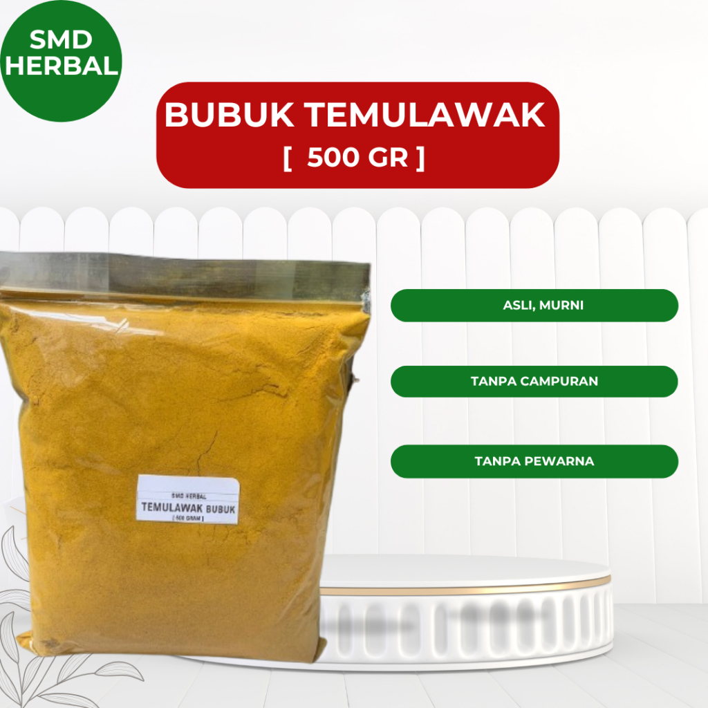 

Bubuk Temulawak Murni 500 Gram-SMD | Biang Temulawak Bubuk - Temulawak Bubuk
