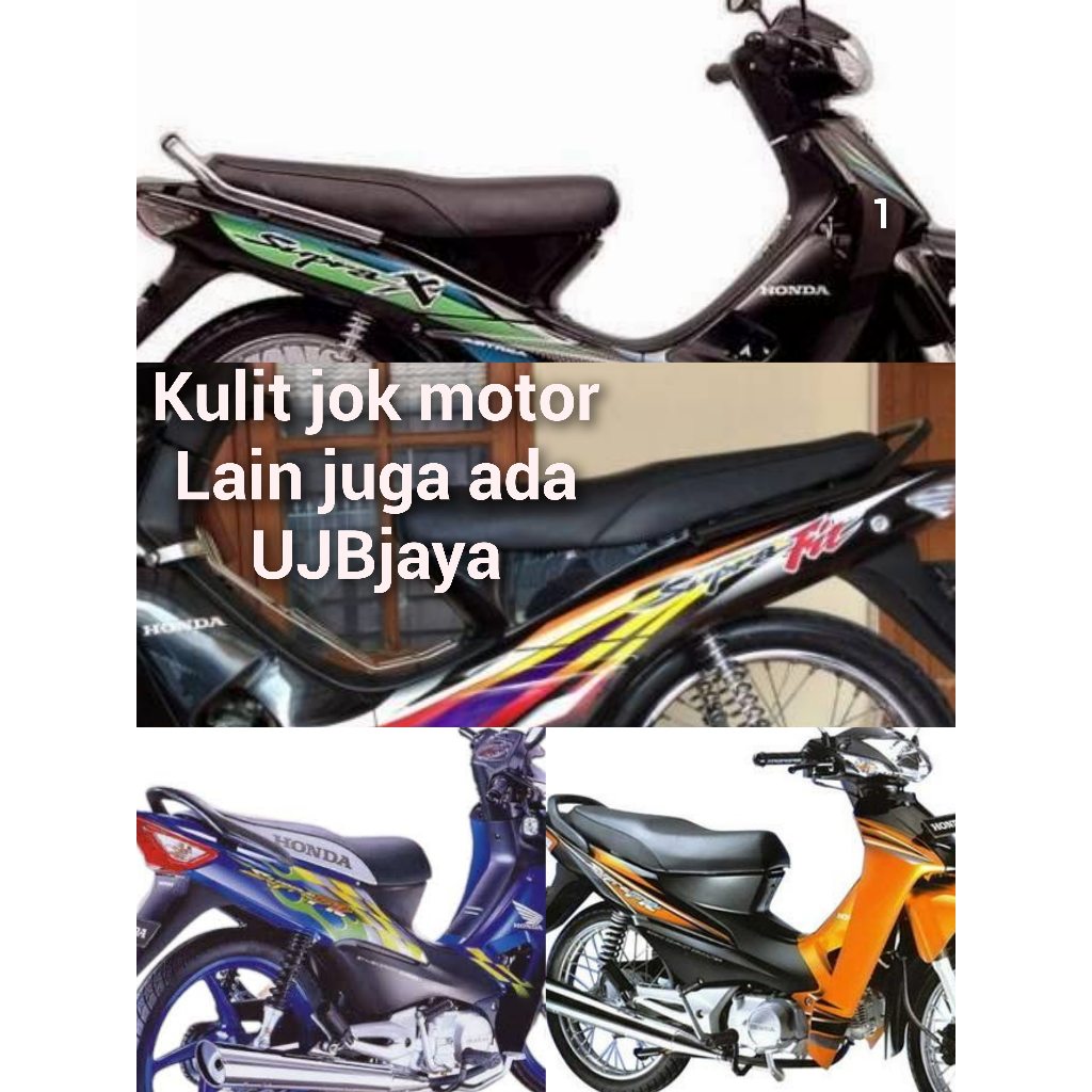 Kulit Jok Motor Supra Fit / Supra X Standar - Bahan Ori Berkualitas, Tahan Lama & Anti Selip