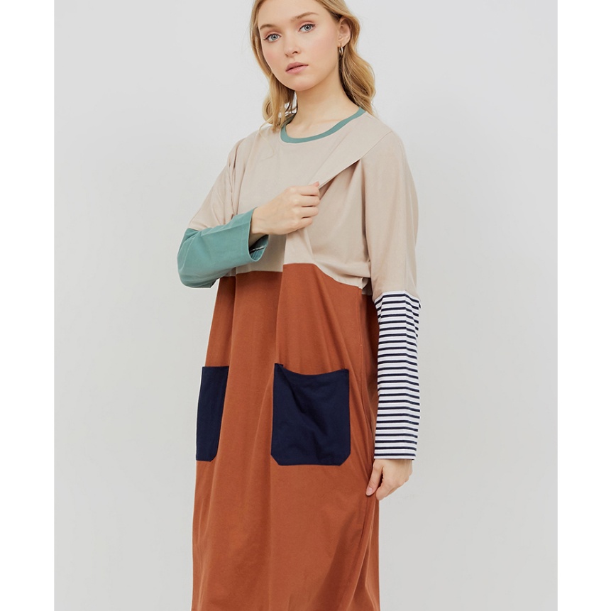 Boom Nyonya Nursing Wear Selila  Baju Ibu Hamil Dan Menyusui  Mazarin Family Set