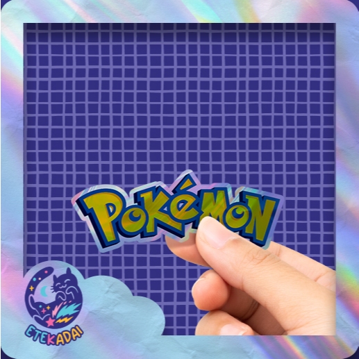 

Stiker Hologram Anime Pokemon Logo